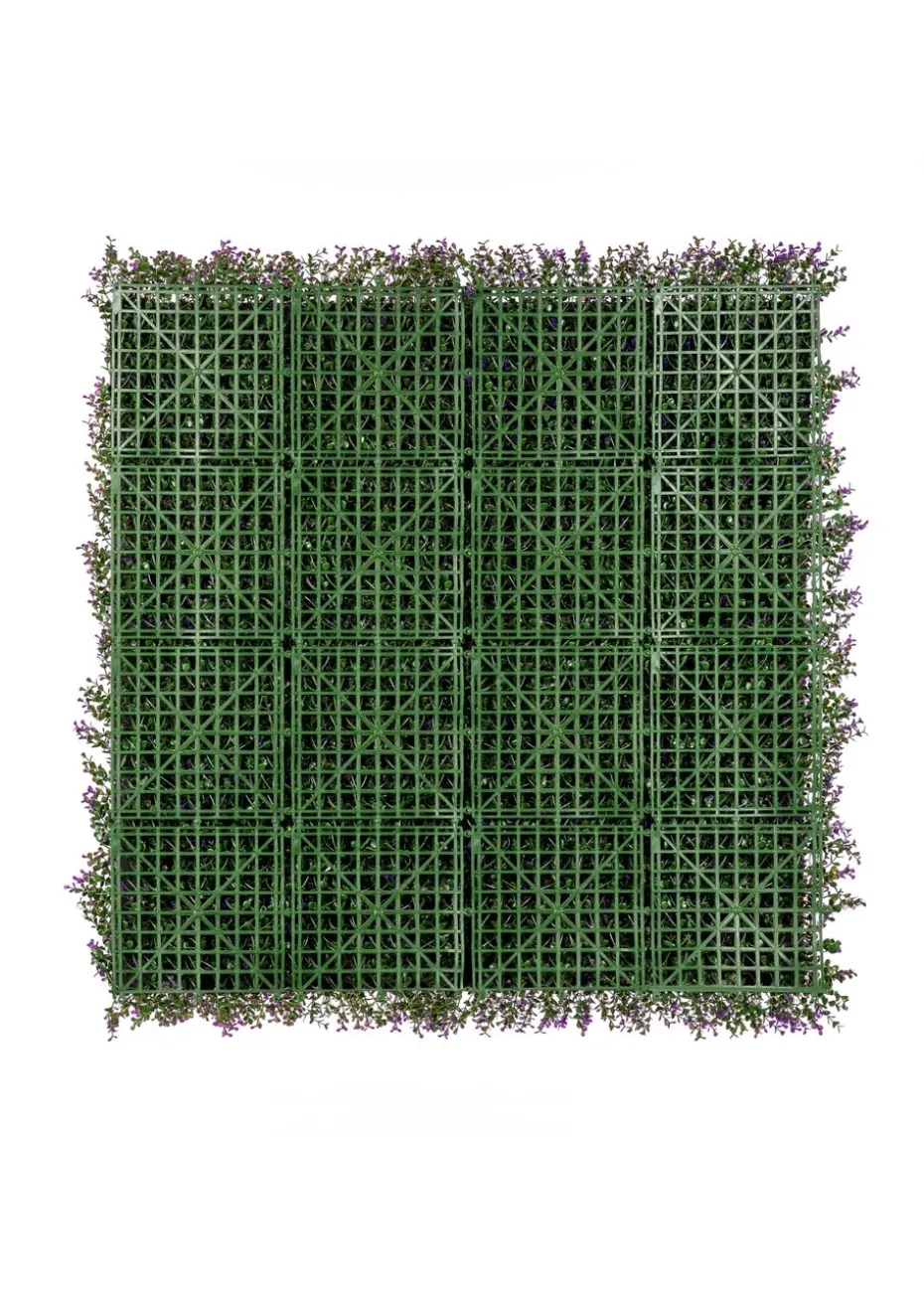 Premier Decorations Lavender Artificial Living Wall Panel (100cm x 100cm)