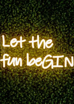 Premier Decorations LED Neon Let The Fun Begin Neon Wall Sign
