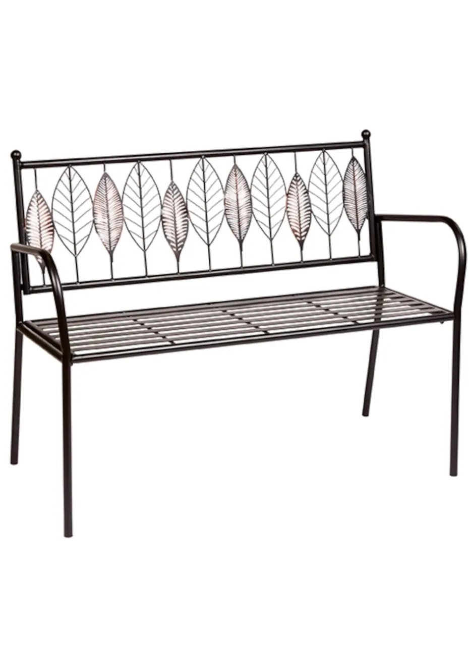 Premier Decorations Rustic Arboretum Brown & Black Garden Bench