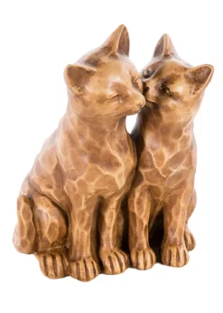 Premier Decorations Wood Cut Effect Cat Statue