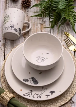 Price & Kensington Woodland Side Plates x4 (20.5cm)