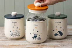 Price & Kensington Woodland Tea, Coffee, Sugar Set