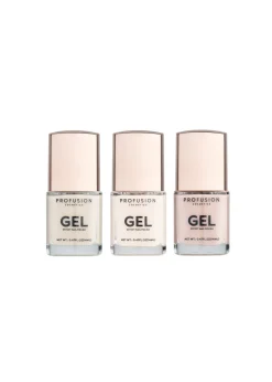 Profusion Cosmetics 3pc Gel Effect Nail Polish Go-to Neutrals