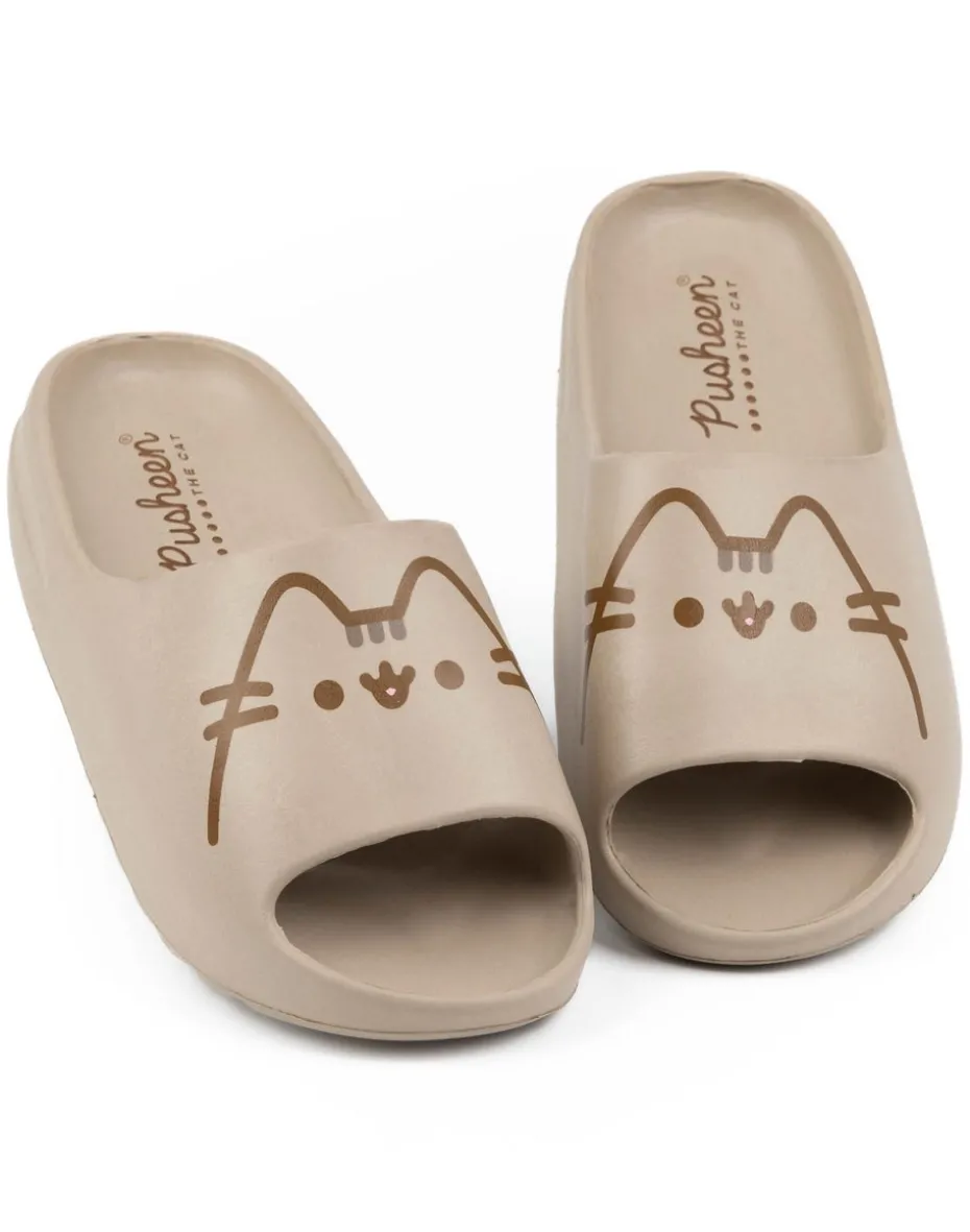 Pusheen Kids Brown Sliders (Younger 10-Older 4)