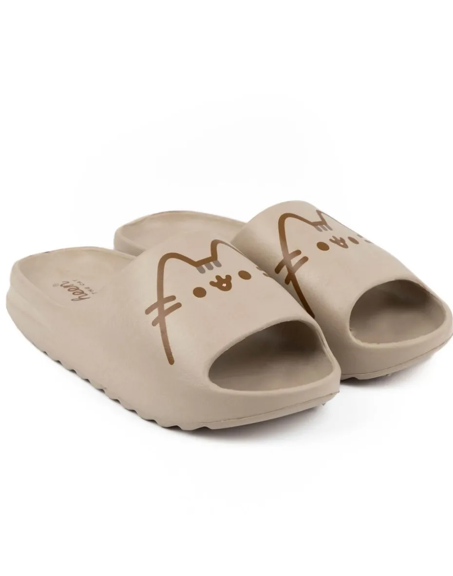 Pusheen Kids Brown Sliders (Younger 10-Older 4)