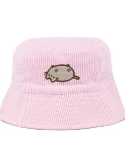 Pusheen Pink Ripped Embroidered Bucket Hat