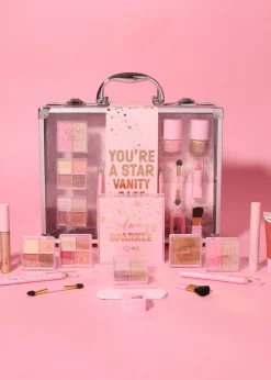 Q-KI You're A Star Vanity Case 33 Piece Makeup Set
