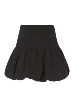 Quiz Black Bubble Hem Mini Skirt