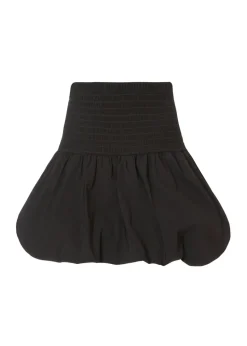 Quiz Black Bubble Hem Mini Skirt