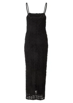 Quiz Black Floral Midaxi Dress