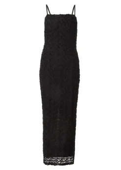 Quiz Black Floral Midaxi Dress