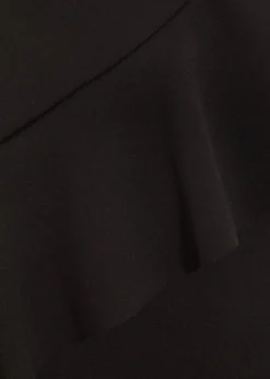 Quiz Black Frill Mini Skirt