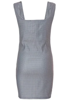 Quiz Black Gingham Mini Dress