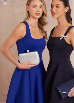 Quiz Blue A Line Midi Dress