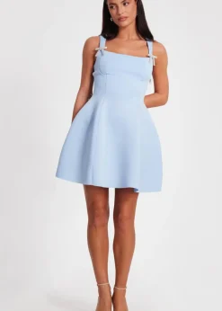 Quiz Blue A Line Mini Dress