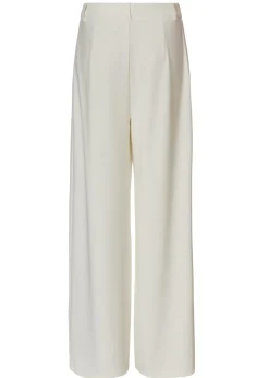 Quiz Cream Wide Leg Trousers
