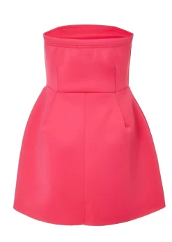 Quiz Magenta Bandeau A Line Mini Dress