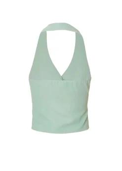 Quiz Mint Petite Woven Waistcoat