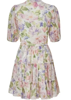 Quiz Multi Petite Frill Skater Dress