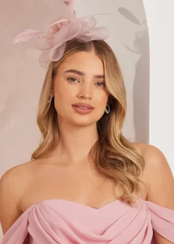 Quiz Pink Flower Headband Fascinator