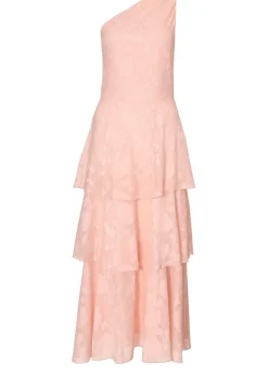 Quiz Pink Tiered Maxi Dress