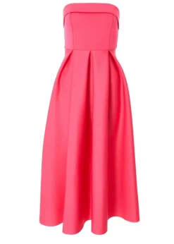 Quiz Purple Bandeau Skater Dress