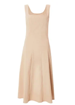 Quiz Stone Square Neck Midaxi Dress