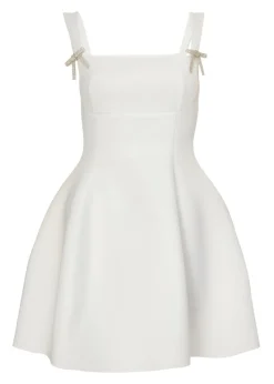 Quiz White A-Line Mini Dress