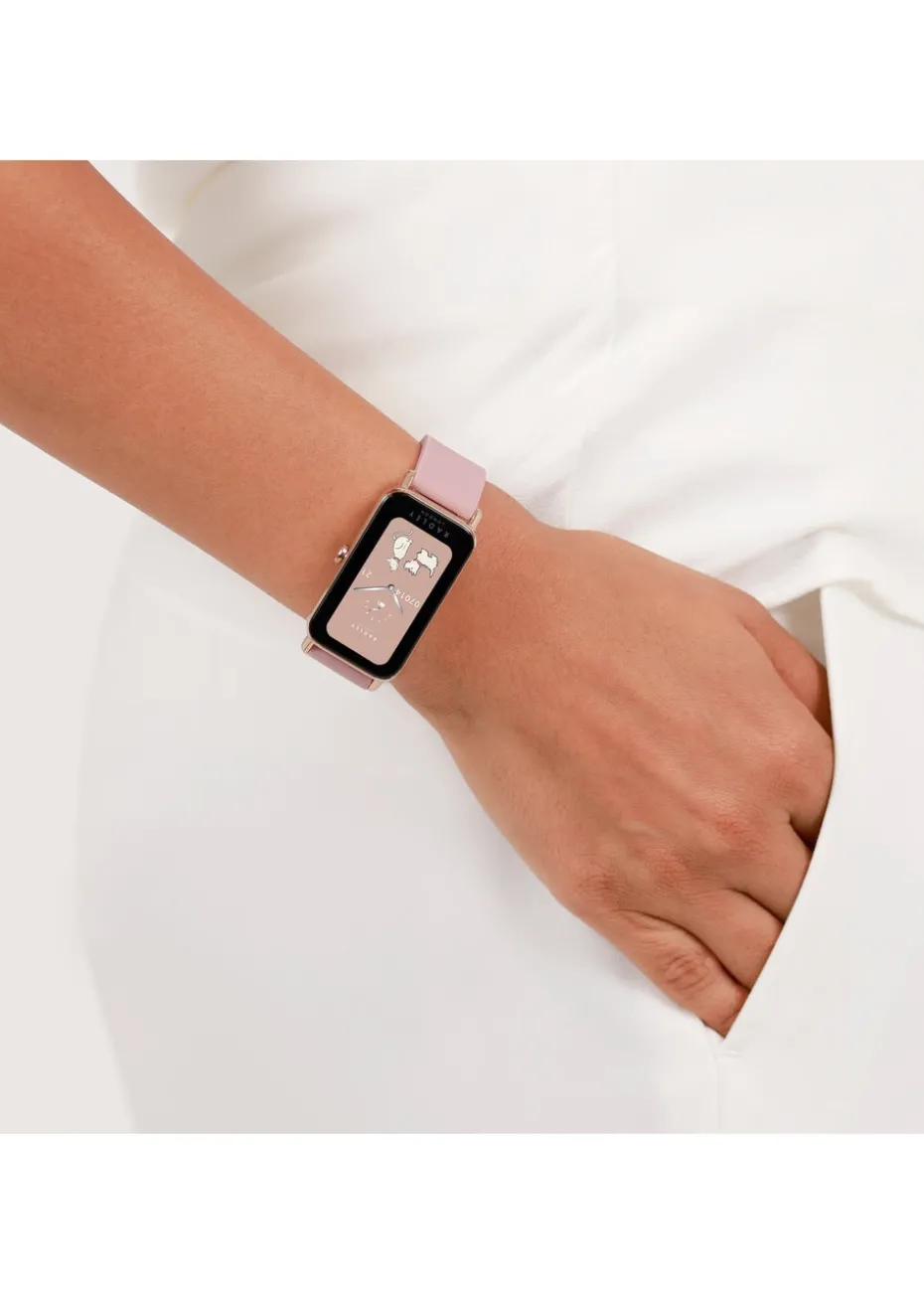 Radley London Pink Series 21 Cobweb Silicone Watch