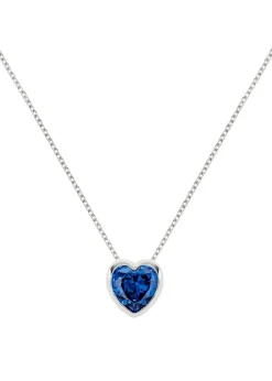 Radley London Sterling Silver Blue Heart Stone Necklace