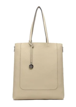 Raffaella Beige Large Shopping Bag