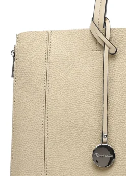 Raffaella Beige Large Shopping Bag