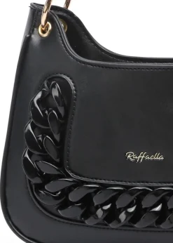 Raffaella Black Chain Body Bag