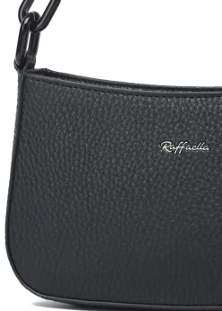 Raffaella Black Chain Saddle Bag