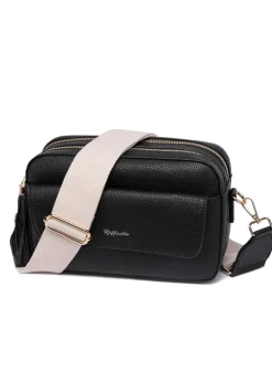 Raffaella Black Cross Body Pocket Camera Bag
