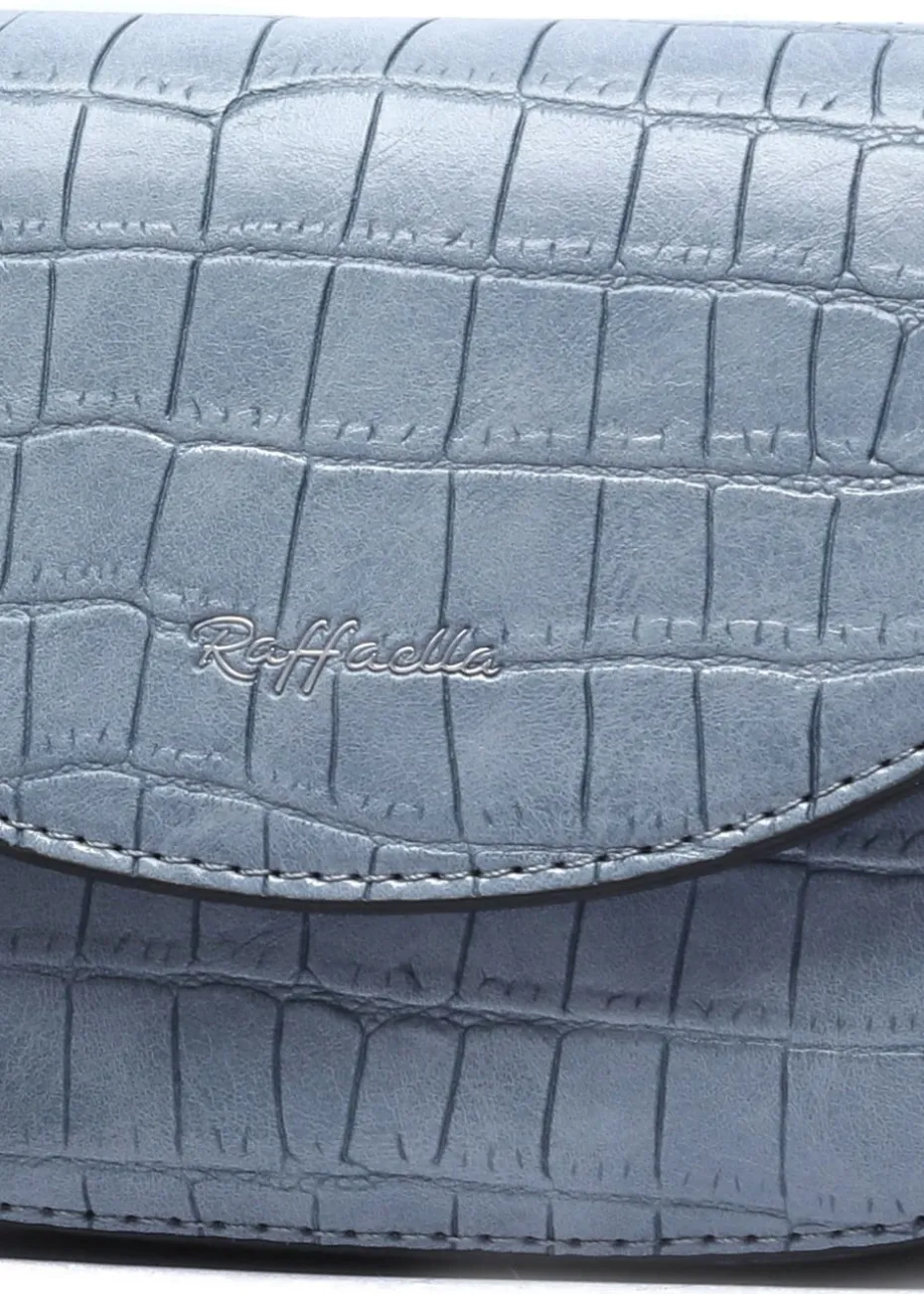 Raffaella Blue Cross Body Phone Bag