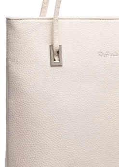 Raffaella Cream Slim Tote Shoulder Bag