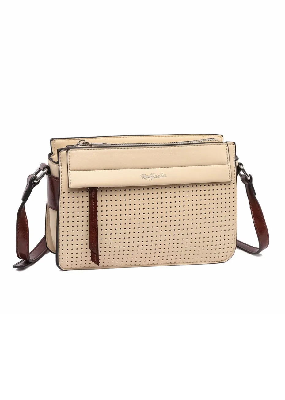 Raffaella Cream Thin Cross Body Bag