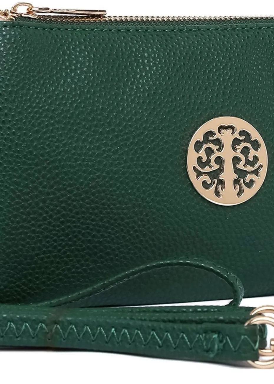 Raffaella Green Clutch Purse