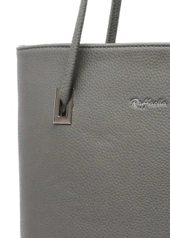 Raffaella Grey Slim Tote Shoulder Bag