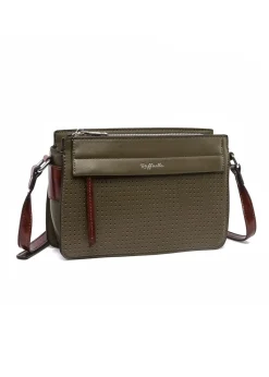 Raffaella Olive Thin Cross Body Bag