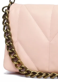 Raffaella Pink Chain Front Cross Body Bag