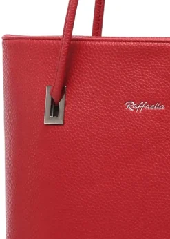 Raffaella Red Slim Tote Shoulder Bag