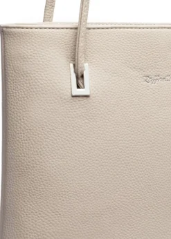 Raffaella Taupe Slim Tote Shoulder Bag