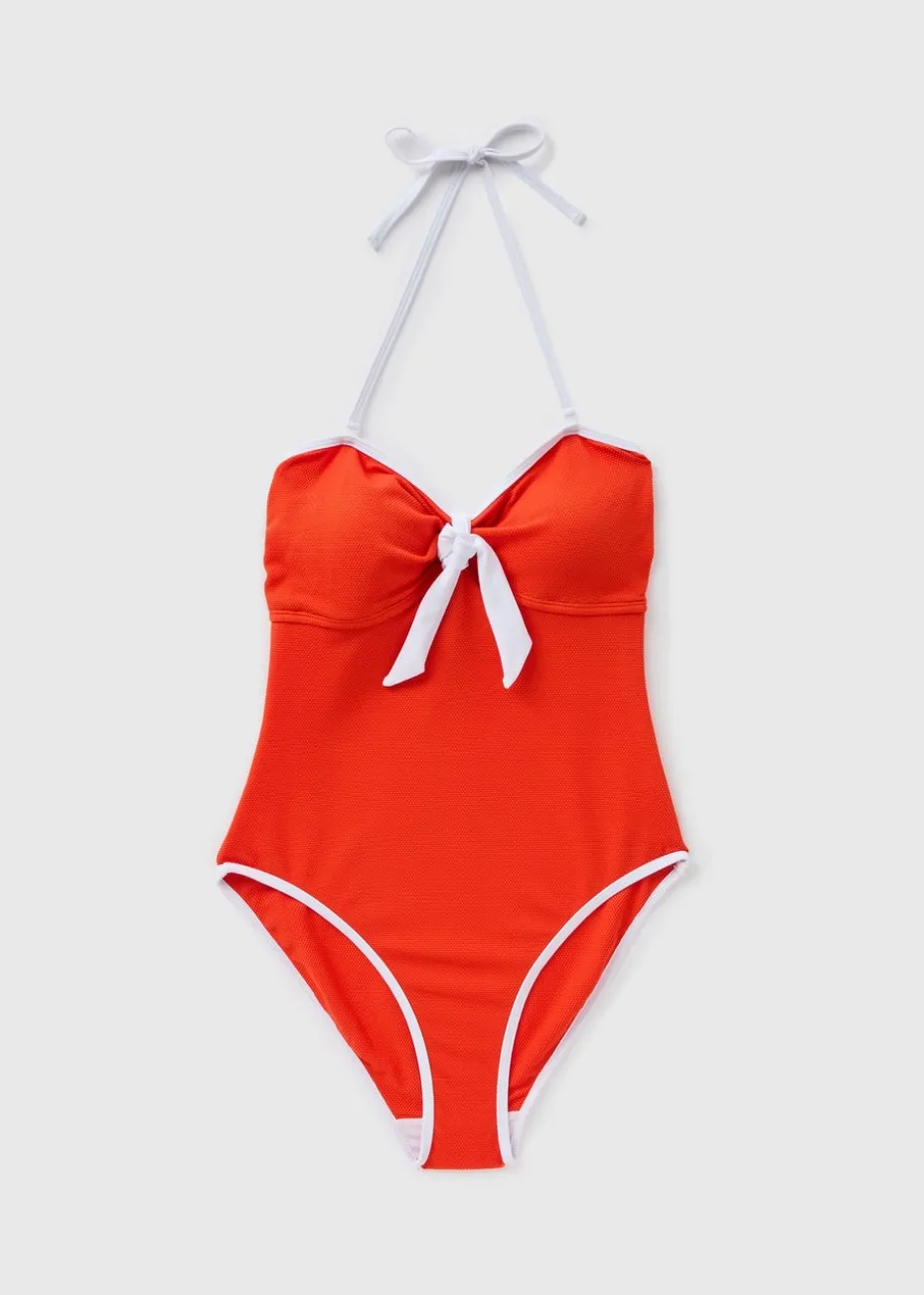 Red Bow Tie Swimsuit