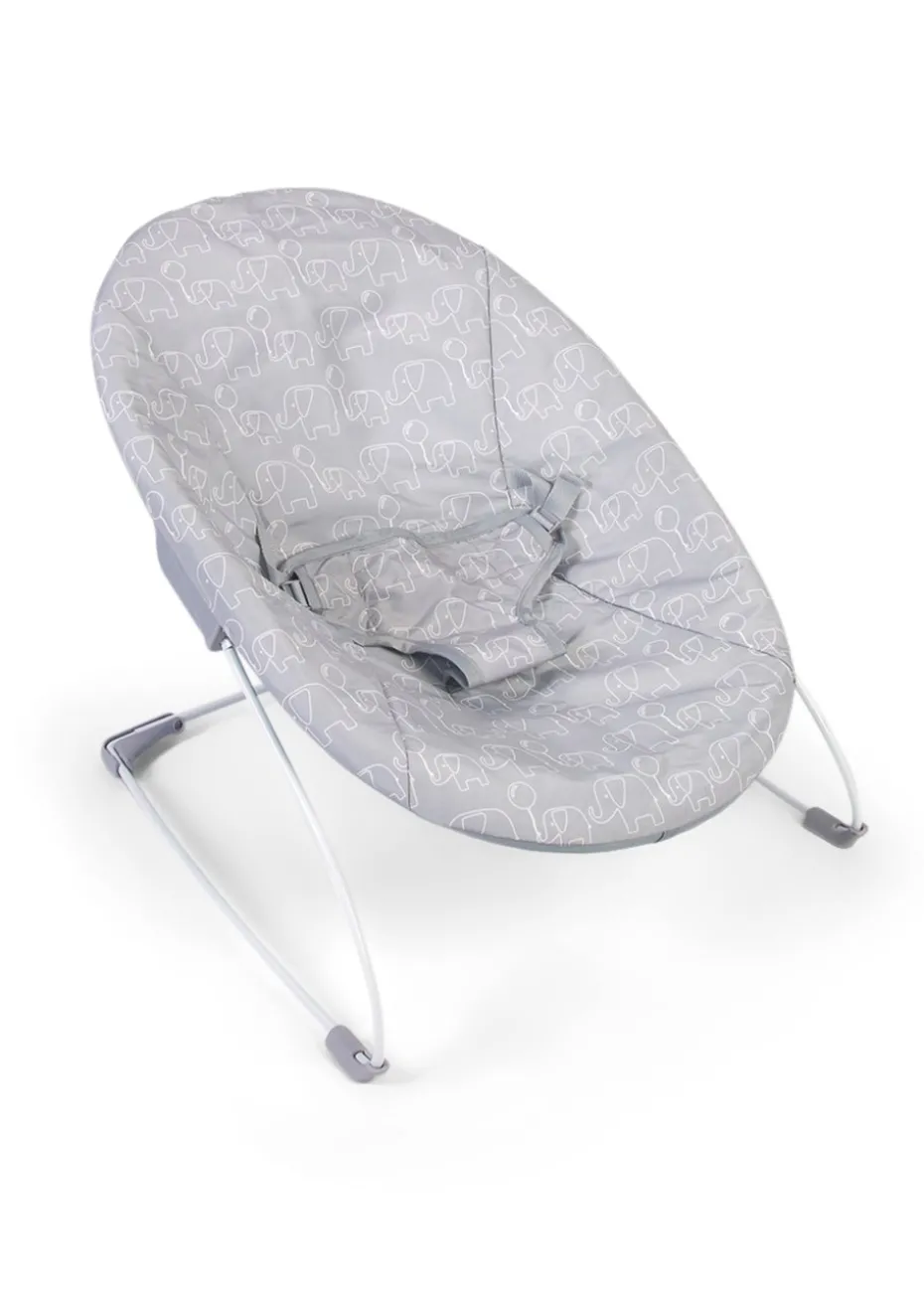 Red Kite Bambino Bouncer Grey Elephant Parade Bounce Chair (50cm x 50cm x 55cm)