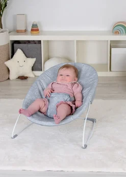 Red Kite Bambino Bouncer Grey Elephant Parade Bounce Chair (50cm x 50cm x 55cm)