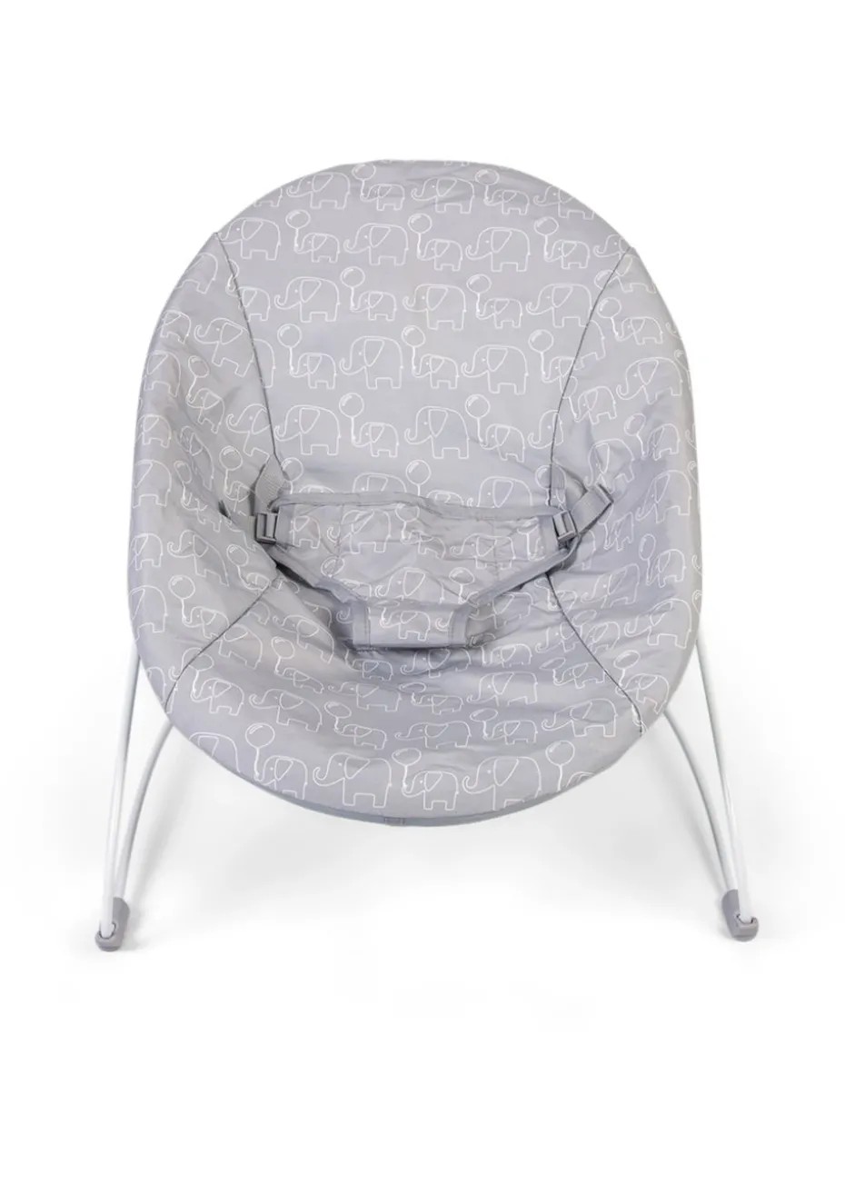 Red Kite Bambino Bouncer Grey Elephant Parade Bounce Chair (50cm x 50cm x 55cm)