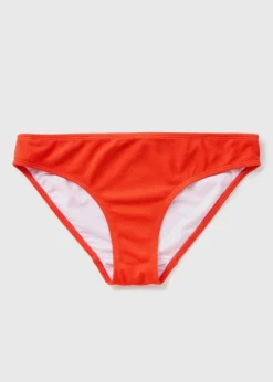 Red V Brief Bikini Bottoms