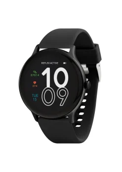 Reflex Active Black Series 22 Silicone Strap Watch